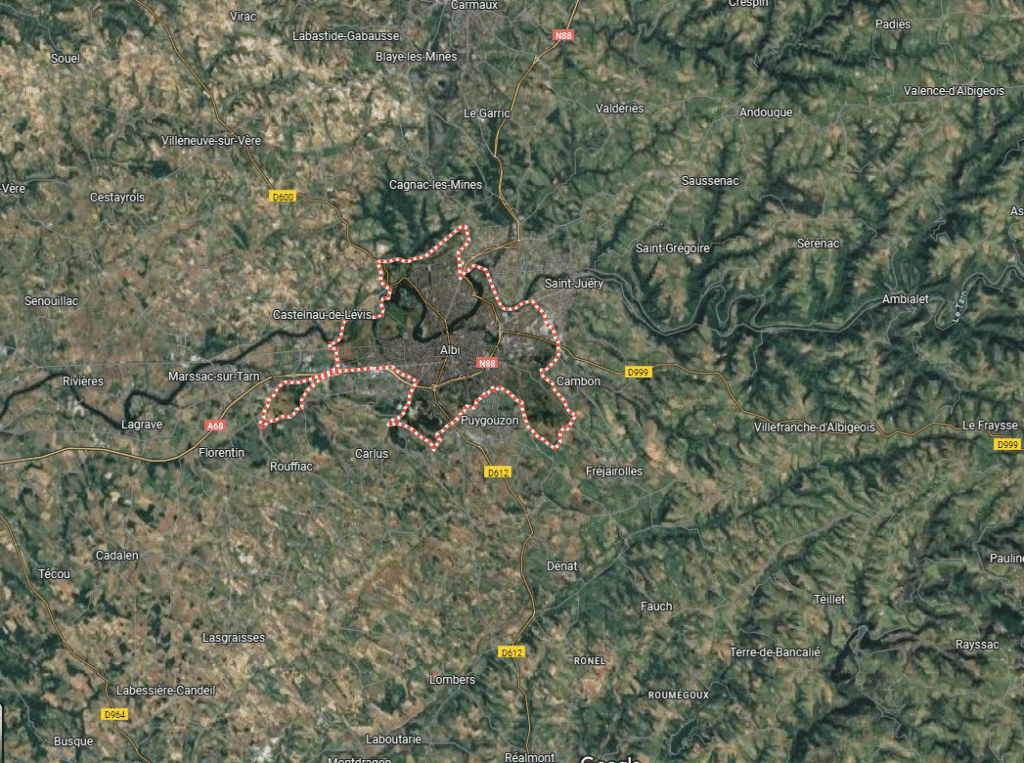 Plan d'Albi occitanie