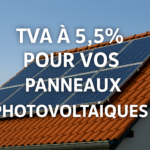 La TBVA de l'installation de panneaux solaires phtovoltaïques passe à % mais il y a des conditions